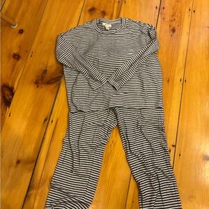 Striped Madewell Pajama Set XXS